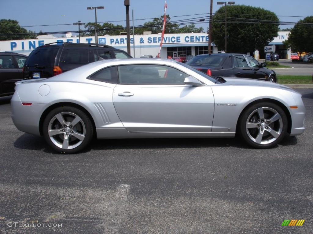 2010 Camaro SS/RS Coupe - Silver Ice Metallic / Black photo #7