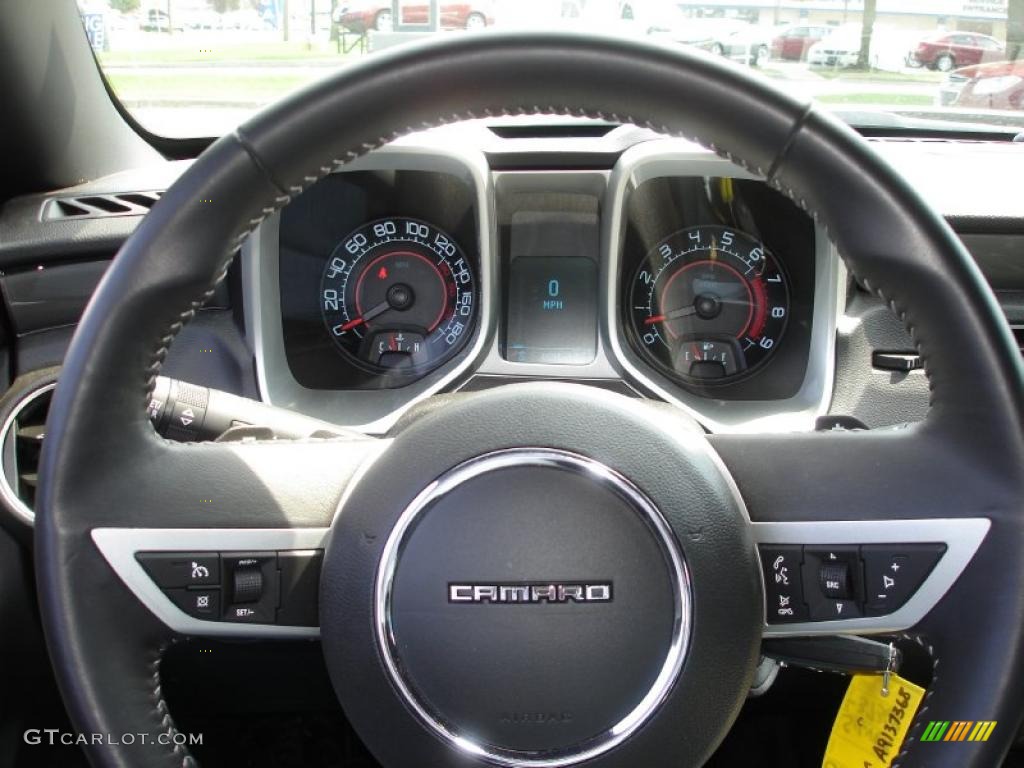 2010 Camaro SS/RS Coupe - Silver Ice Metallic / Black photo #13