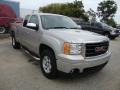 2007 Silver Birch Metallic GMC Sierra 1500 SLT Extended Cab 4x4  photo #4