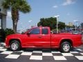 2003 Flame Red Dodge Dakota Stampede Club Cab  photo #2