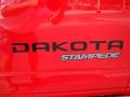 2003 Flame Red Dodge Dakota Stampede Club Cab  photo #29