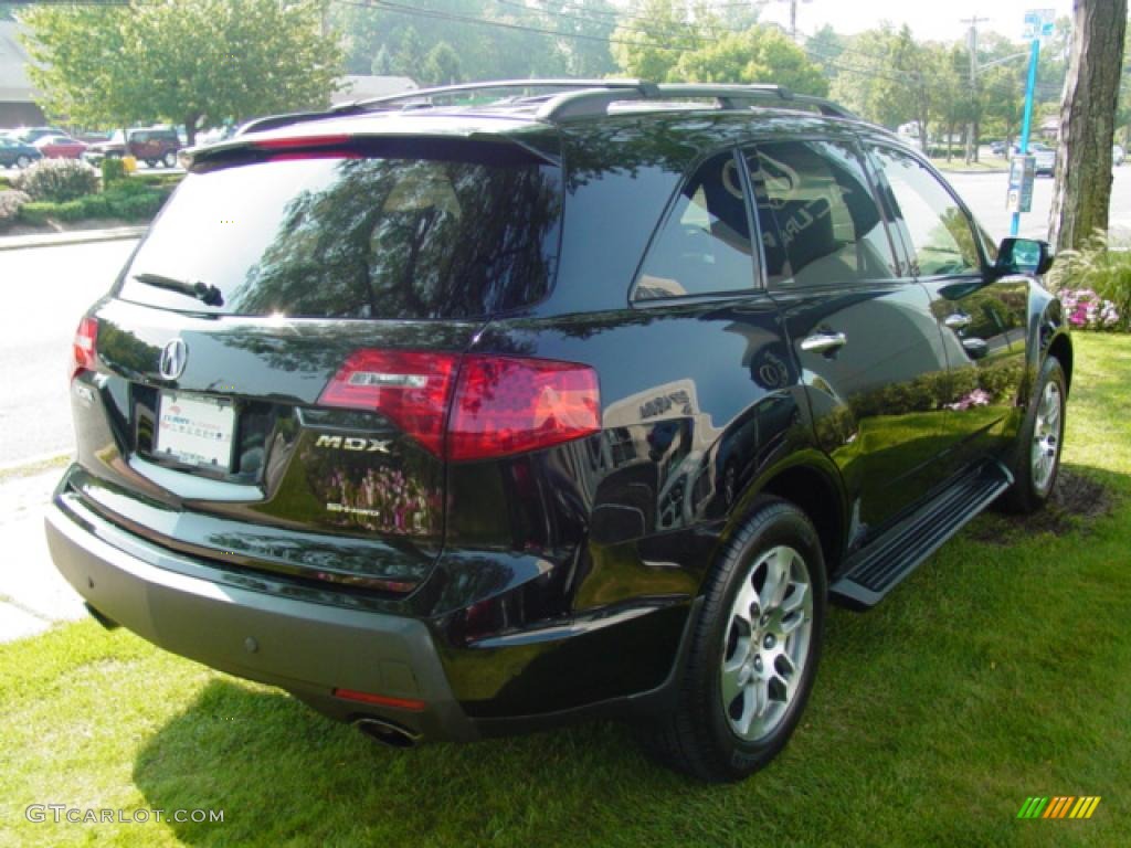 2007 MDX Technology - Formal Black Pearl / Taupe photo #5