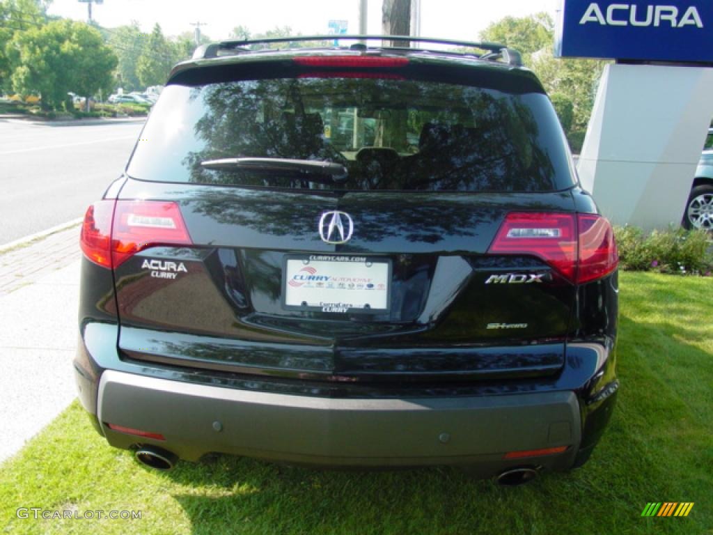 2007 MDX Technology - Formal Black Pearl / Taupe photo #6