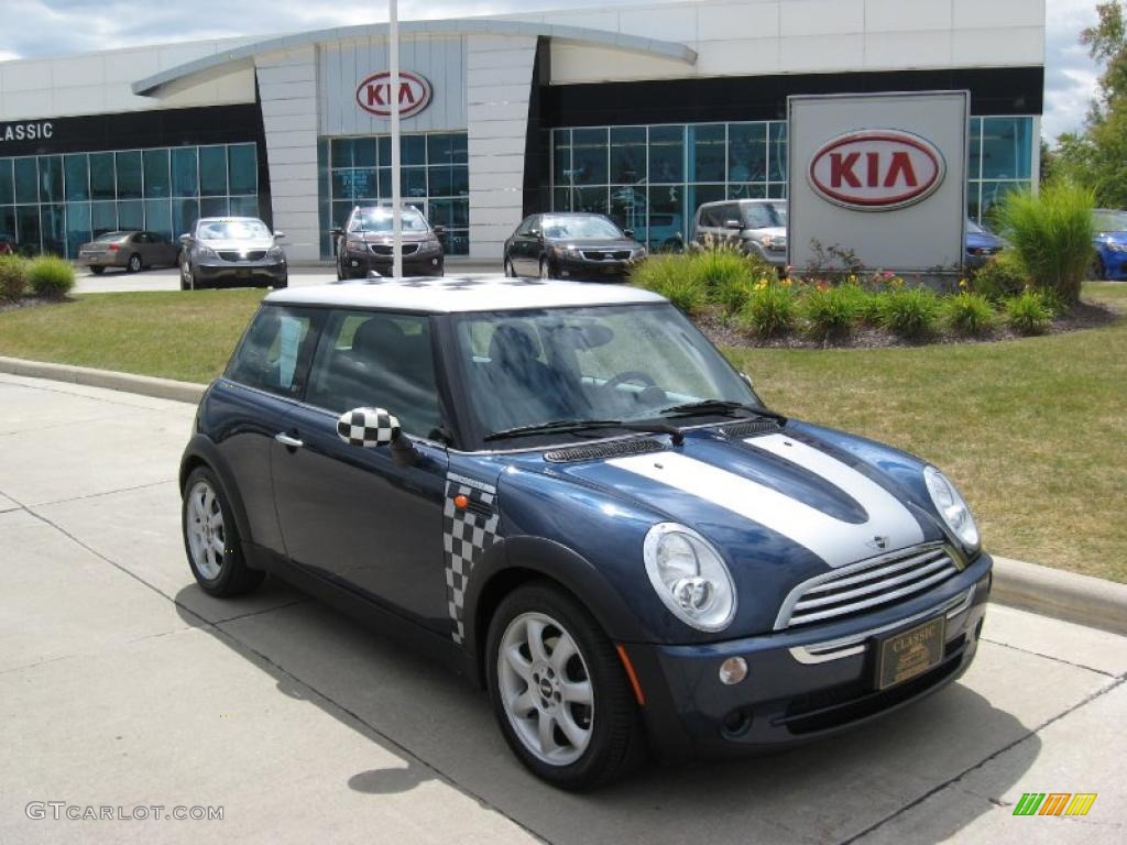 2006 Cooper Checkmate Edition Hardtop - Space Blue Metallic / Dark Blue/Checkmate photo #1