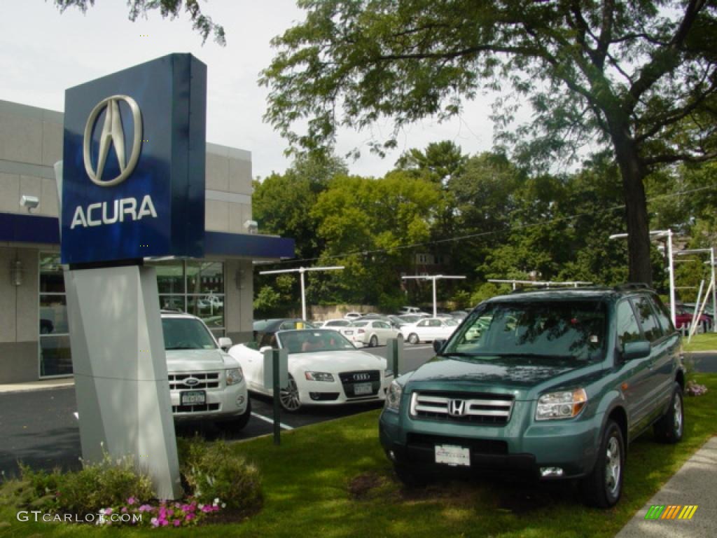 2008 Pilot EX-L 4WD - Steel Blue Metallic / Gray photo #1