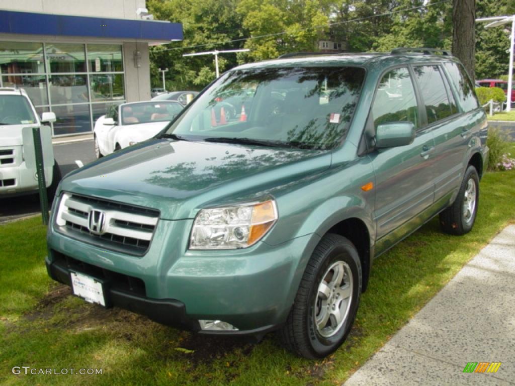 2008 Pilot EX-L 4WD - Steel Blue Metallic / Gray photo #2