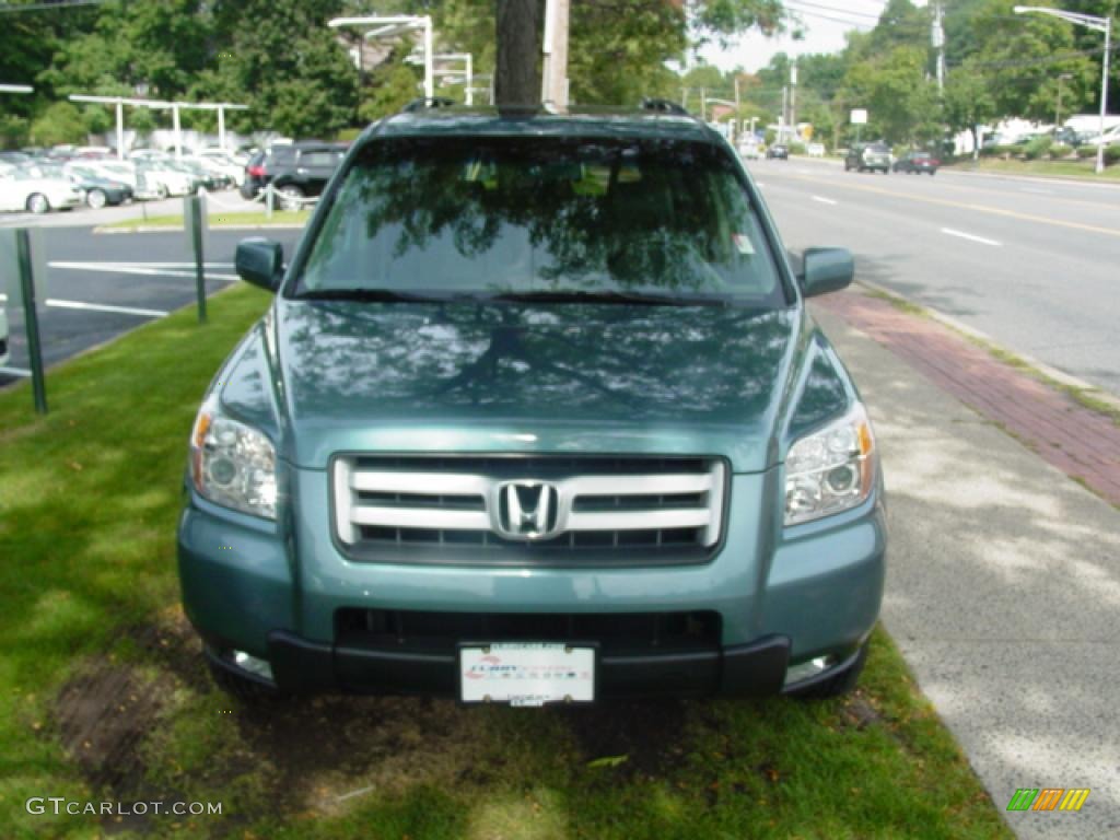 2008 Pilot EX-L 4WD - Steel Blue Metallic / Gray photo #3