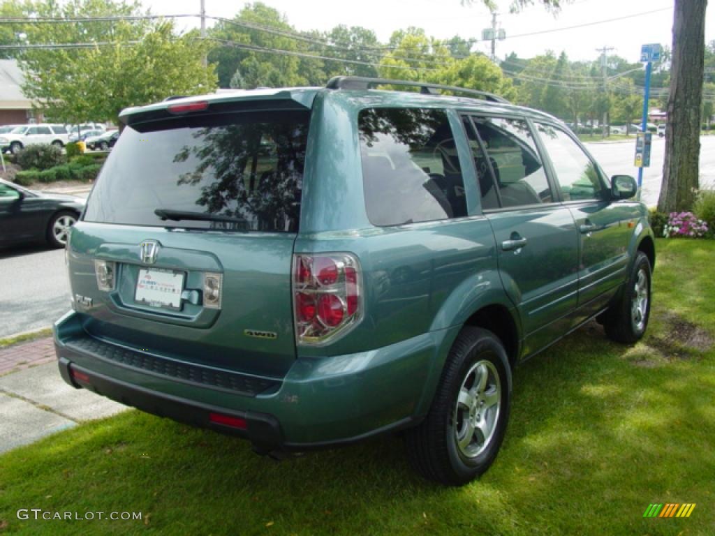 2008 Pilot EX-L 4WD - Steel Blue Metallic / Gray photo #5