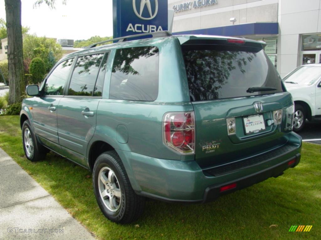 2008 Pilot EX-L 4WD - Steel Blue Metallic / Gray photo #7