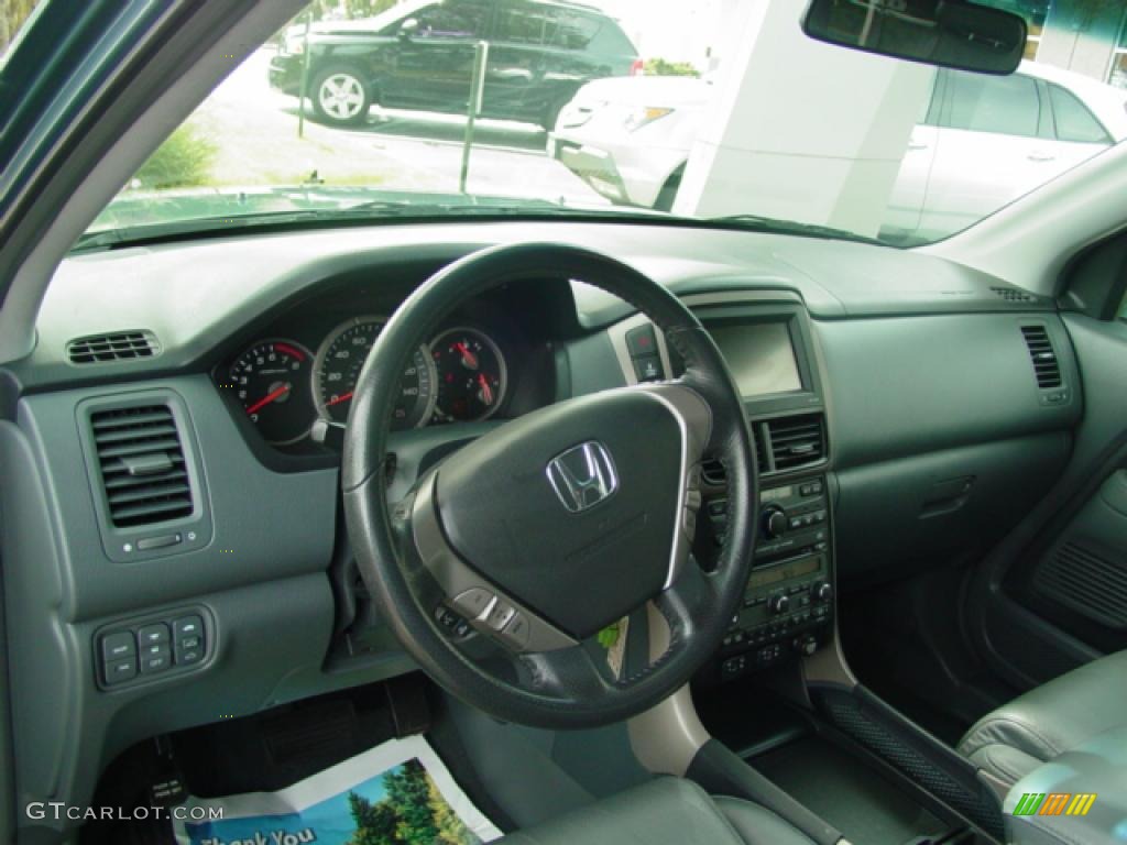 2008 Pilot EX-L 4WD - Steel Blue Metallic / Gray photo #12