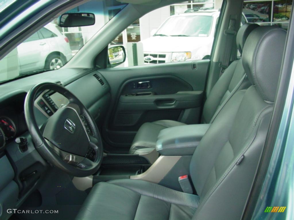 2008 Pilot EX-L 4WD - Steel Blue Metallic / Gray photo #15