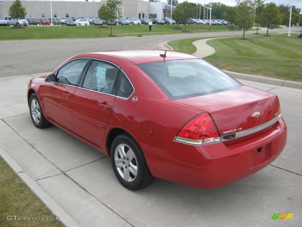 2007 Impala LS - Precision Red / Ebony Black photo #4