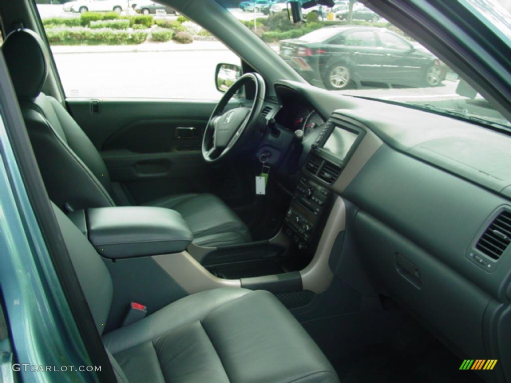 2008 Pilot EX-L 4WD - Steel Blue Metallic / Gray photo #18