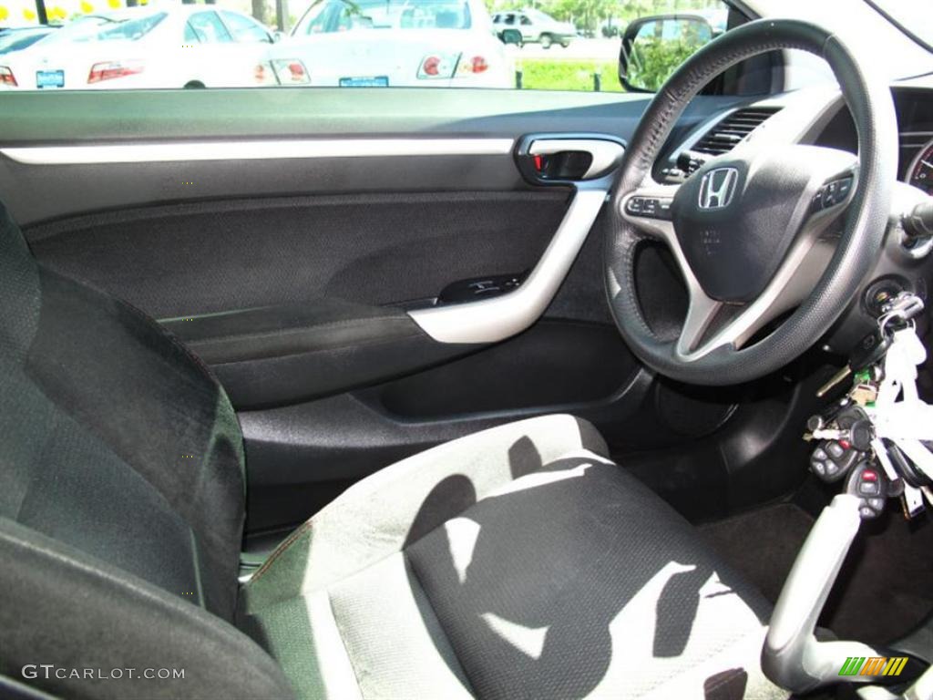 2008 Civic Si Coupe - Fiji Blue Pearl / Black photo #12