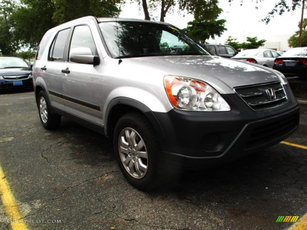 2006 CR-V EX - Alabaster Silver Metallic / Black photo #1