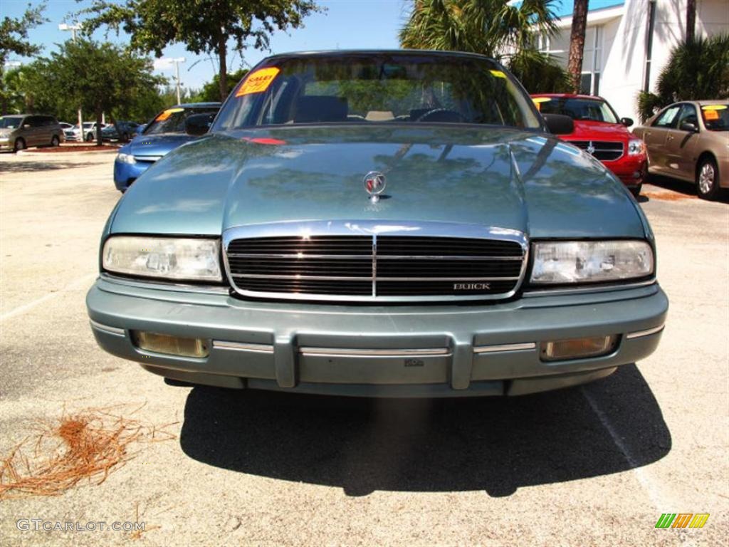 1993 Regal Custom Sedan - Medium Maui Blue Metallic / Beige photo #7