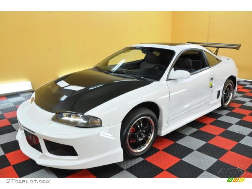 1998 Eclipse GS Coupe - Northstar White / Gray photo #3