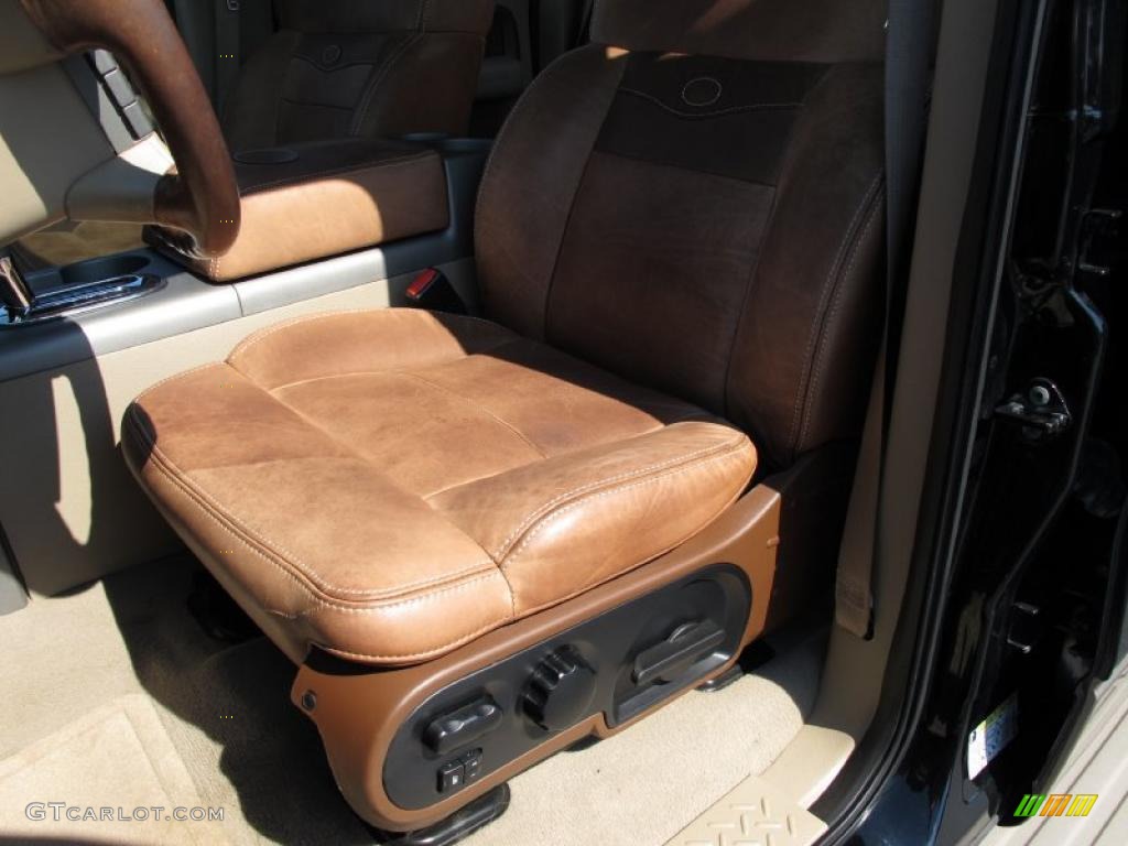 2005 F150 King Ranch SuperCrew 4x4 - Black / Castano Brown Leather photo #12