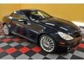 2007 Caspian Blue Metallic Mercedes-Benz SLK 55 AMG Roadster  photo #1