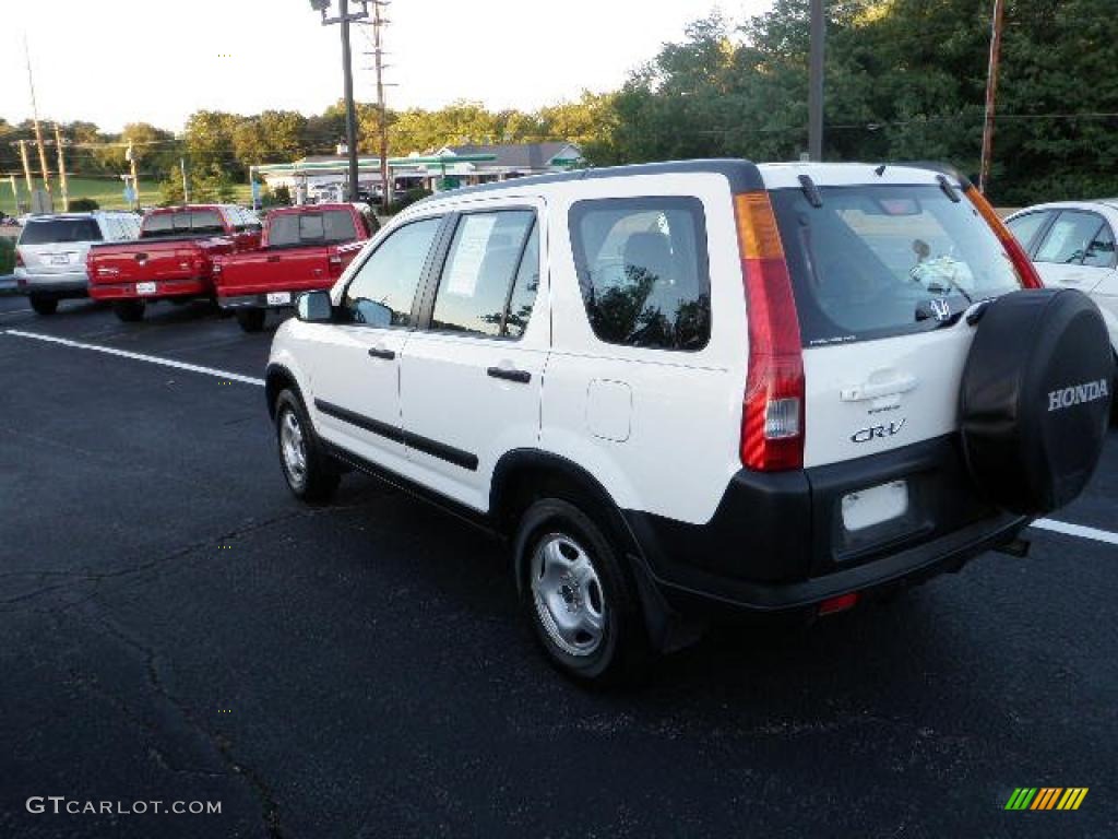 2003 CR-V LX 4WD - Taffeta White / Black photo #2