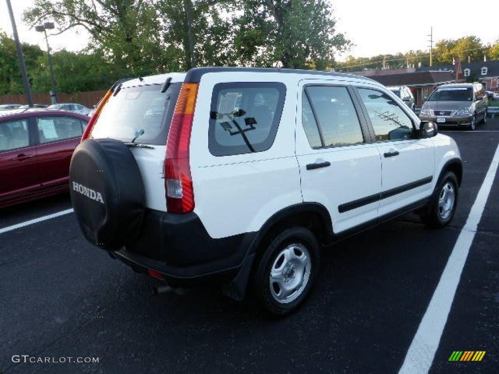 2003 CR-V LX 4WD - Taffeta White / Black photo #4