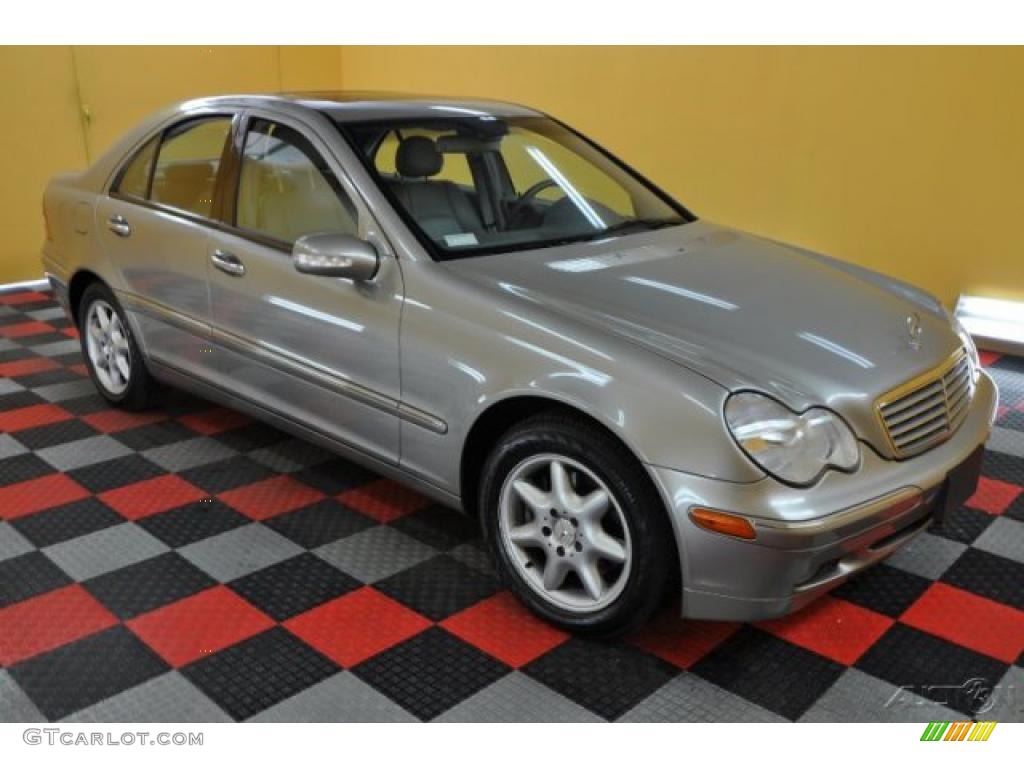 2003 C 320 Sedan - Pewter Silver Metallic / Ash photo #1