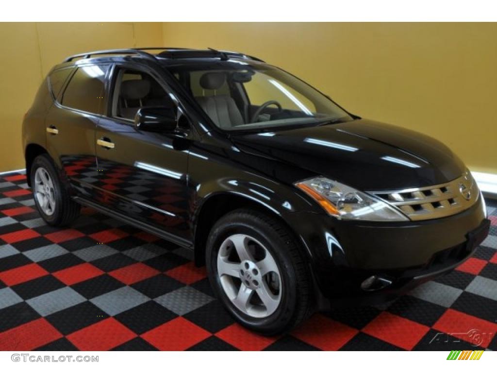 2005 Super Black Nissan Murano Sl Awd 35899914 Gtcarlot