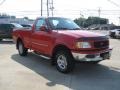 1997 Bright Red Ford F150 XLT Regular Cab 4x4  photo #3