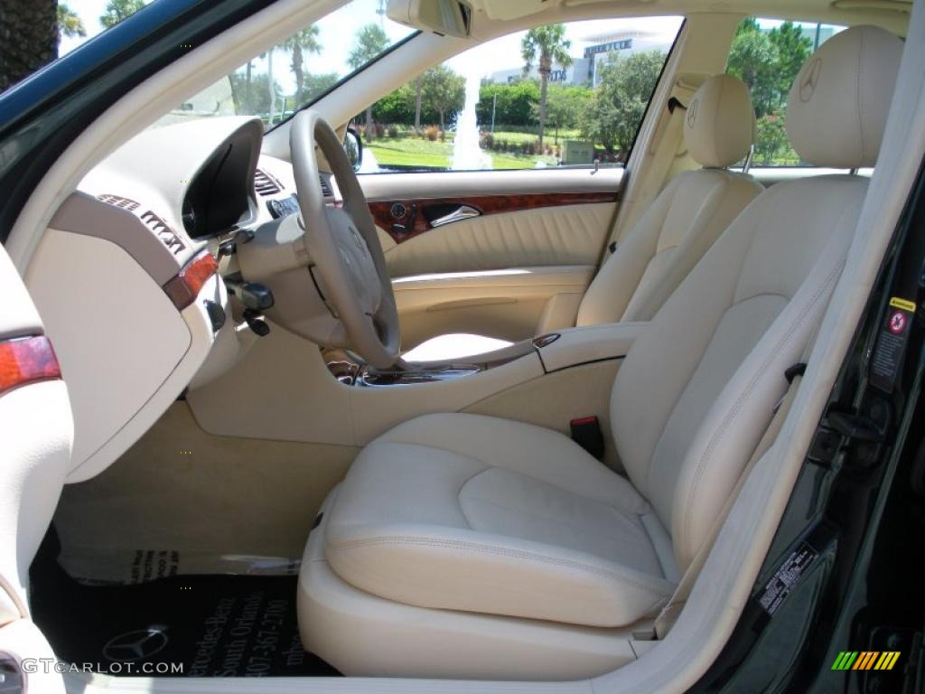 2003 E 320 Sedan - Everest Green Metallic / Java photo #11