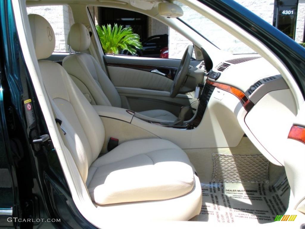 2003 E 320 Sedan - Everest Green Metallic / Java photo #15