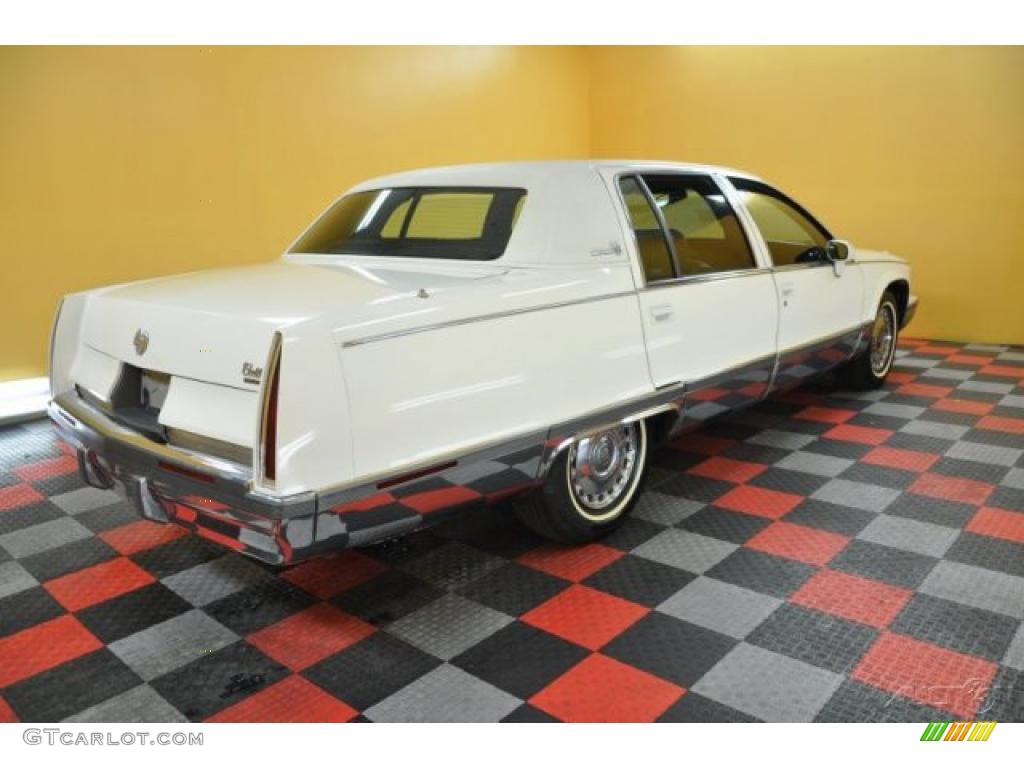 1994 Fleetwood Sedan - White / Burgundy photo #6