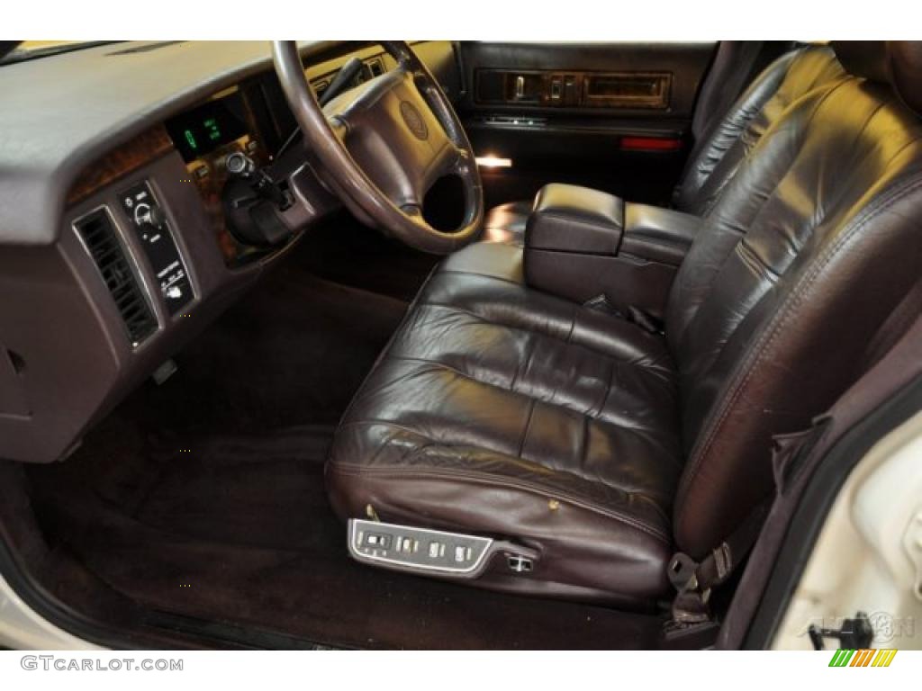 1994 Fleetwood Sedan - White / Burgundy photo #11