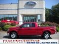 2010 Red Candy Metallic Ford F150 XLT SuperCab 4x4  photo #1