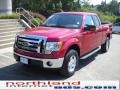 2010 Red Candy Metallic Ford F150 XLT SuperCab 4x4  photo #2