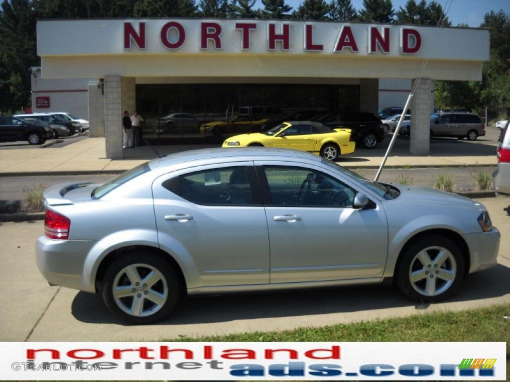 2008 Avenger R/T AWD - Bright Silver Metallic / Dark Slate Gray/Light Graystone photo #1