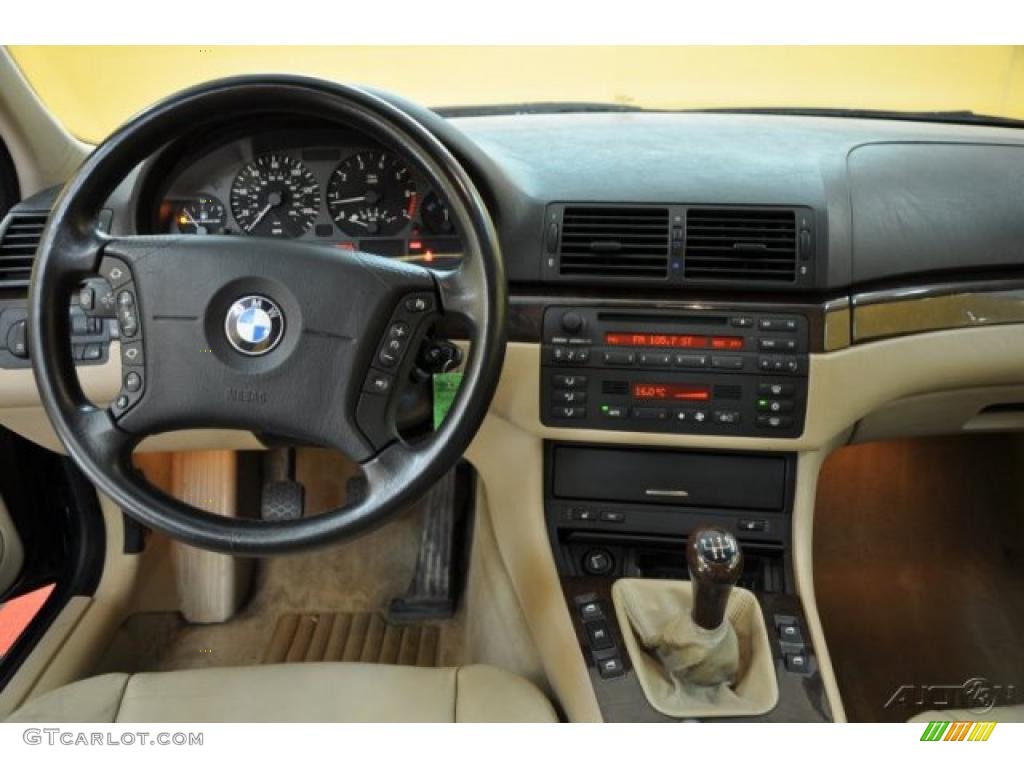 2001 3 Series 325i Sedan - Fern Green Metallic / Sand photo #7