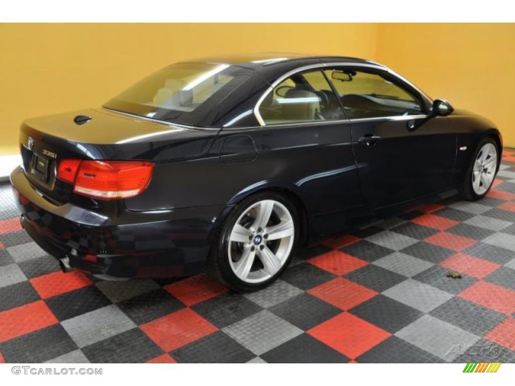 2007 3 Series 335i Convertible - Monaco Blue Metallic / Saddle Brown/Black photo #6