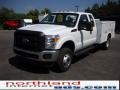 2011 Oxford White Ford F350 Super Duty XL SuperCab 4x4 Chassis Commercial  photo #2