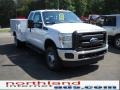 2011 Oxford White Ford F350 Super Duty XL SuperCab 4x4 Chassis Commercial  photo #4