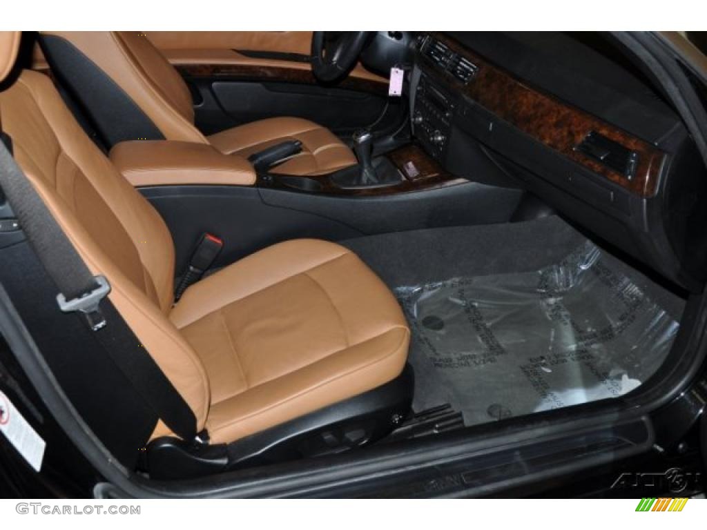 2007 3 Series 328i Convertible - Jet Black / Saddle Brown/Black photo #15
