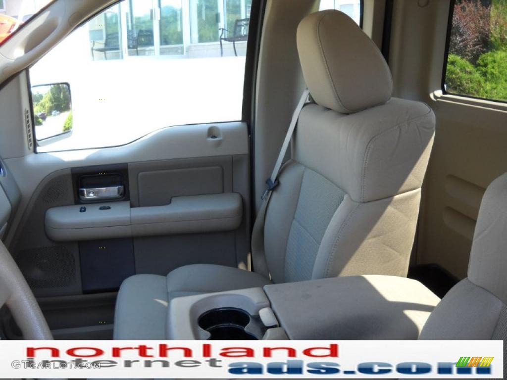 2006 F150 XLT Regular Cab 4x4 - Medium Wedgewood Blue Metallic / Tan photo #11