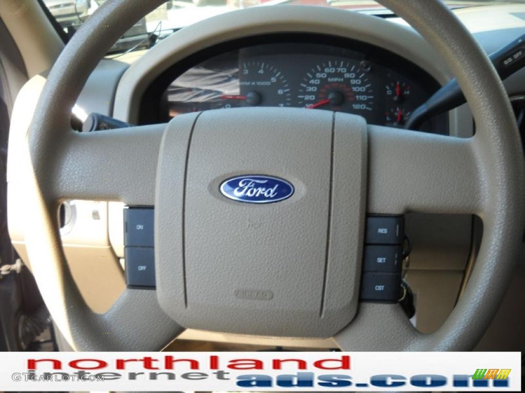 2006 F150 XLT Regular Cab 4x4 - Medium Wedgewood Blue Metallic / Tan photo #19