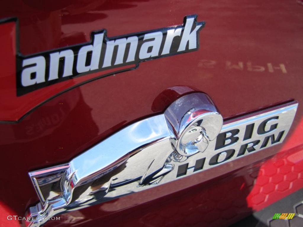2010 Ram 1500 Big Horn Quad Cab - Inferno Red Crystal Pearl / Dark Slate Gray photo #9
