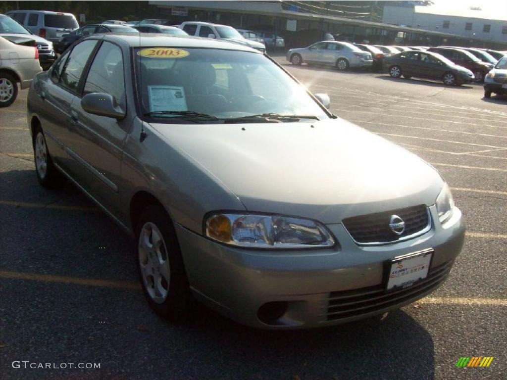 2003 Sentra GXE - Radium Gray / Sand Beige photo #1