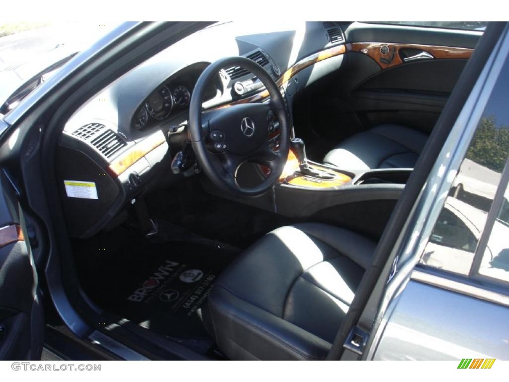 2008 E 350 4Matic Wagon - Flint Grey Metallic / Black photo #4
