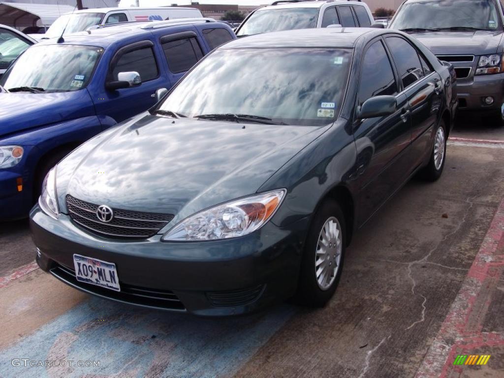 2001 Camry LE V6 - Woodland Pearl / Oak photo #1