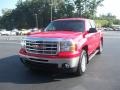 2009 Fire Red GMC Sierra 1500 SLE Z71 Crew Cab 4x4  photo #2