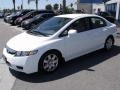 Taffeta White - Civic LX Sedan Photo No. 3