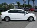 Taffeta White - Civic LX Sedan Photo No. 8