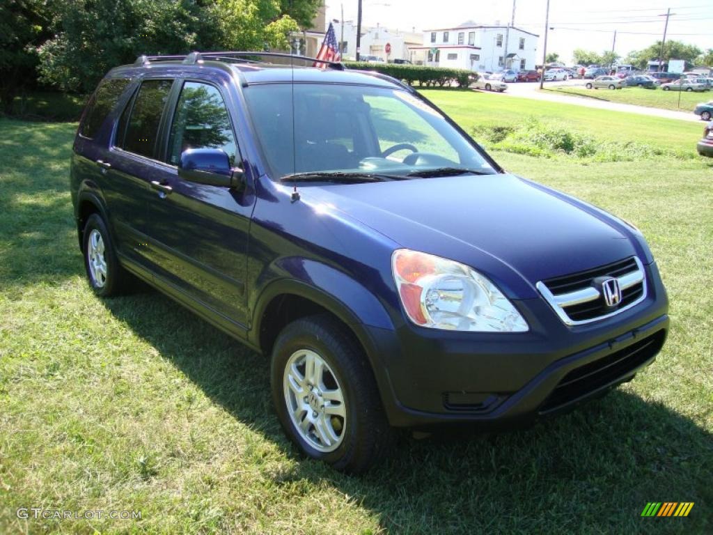 2003 CR-V EX 4WD - Eternal Blue Pearl / Black photo #4